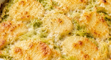 Oven-Baked 4-Ingredient Cabbage and Potato Gratin Recipe