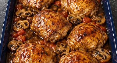 Oven-Baked 5-Ingredient Chicken Marengo Recipe