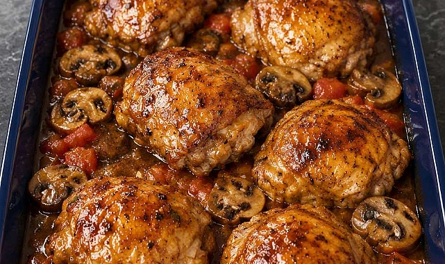 Oven-Baked 5-Ingredient Chicken Marengo Recipe