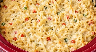 Slow Cooker Amish Pepper Jack Noodle Bake Recipe
