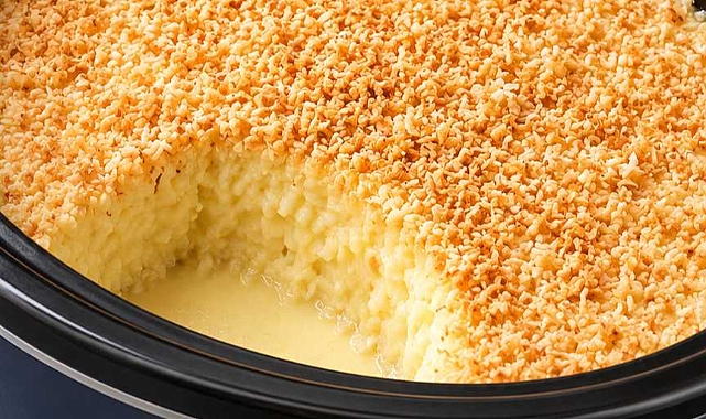 Slow Cooker Coconut Custard Recipe