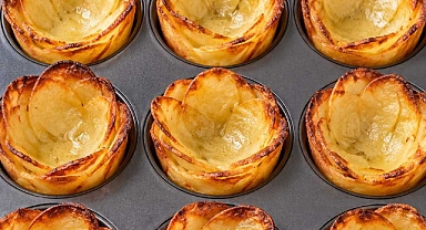 Oven Baked 3-Ingredient Buttery Potato Shell Cups Recipe
