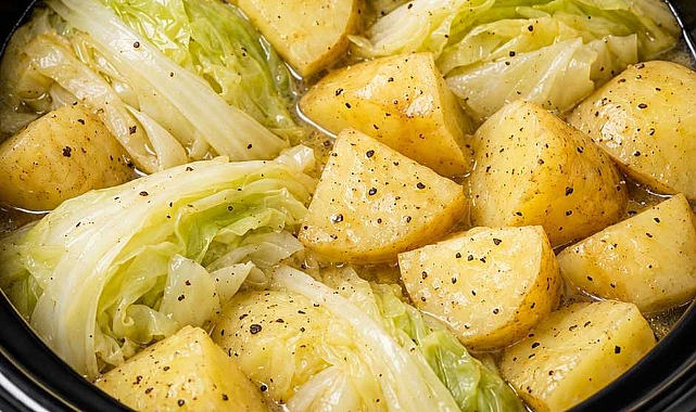 Slow Cooker Poor Man’s Potato and Cabbage Recipe