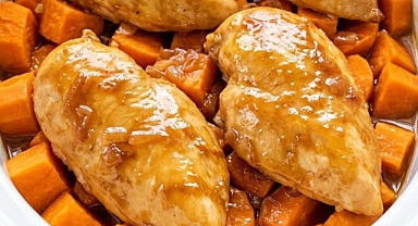 5-Ingredient Amish Chicken and Sweet Potatoes Recipe