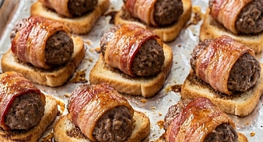 5-Ingredient Bacon-Wrapped Beef Bites Recipe
