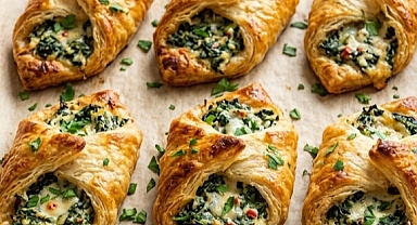 Creamy Spinach & Cheese Puff Pastry Recipe