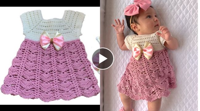 Crochet dress for girl | 0 months to 8 years - Crochet - Useful Tips