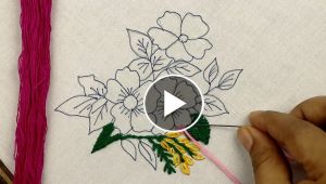 Create Modern Flower Embroidery Designs