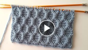 Knit a Honeycomb Pattern Women's Sweater