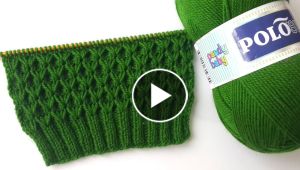 Knit Baklava Slice Model Baby Vest