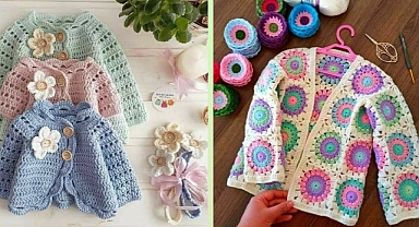 Hermosos diseños a crochet para niñas
