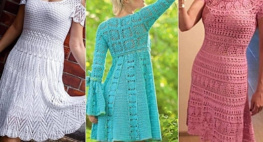 Los diseños de vestidos de ganchillo hechos a mano más hermosos para niñas